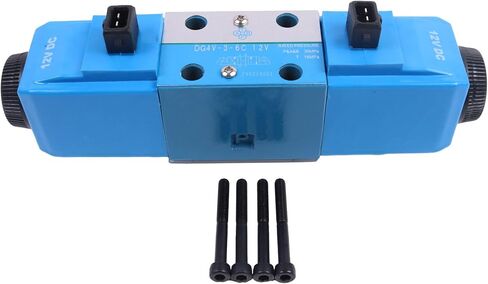 12V Hydraulic Solenoid Directional Valve 25/104700 25104700 Compatible With JCB 1400B 1550B 1600B 1700B 3C 3CX 3D in Kuwait