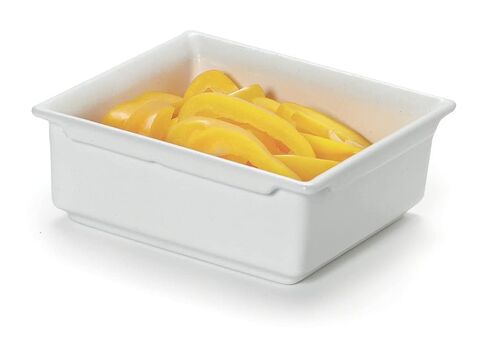 G.E.T. CIH1/6D-WW Bugambilia Fit Perfect Sixth Size Stackable Food Pan, 3.7" Deep, Mod White in Kuwait