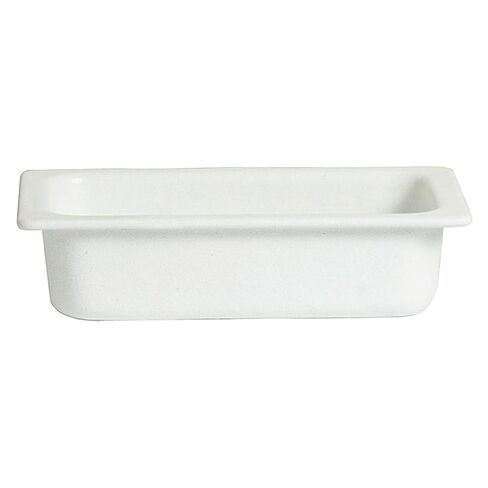 G.E.T. IH1/4WW Bugambilia 1.6 Quart Food Pan, 10.24" x 6.3", Mod White in Kuwait