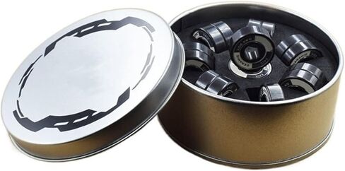 7 Balls Black Ceramic Bearing for Inline Speed Skates 608 High Speed Bearings for Race Skate Shoes in Kuwait