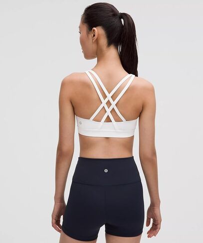 حمالة صدر Lululemon Energy بدعم متوسط، أكواب B-D (أبيض، مقاس 8) in Kuwait