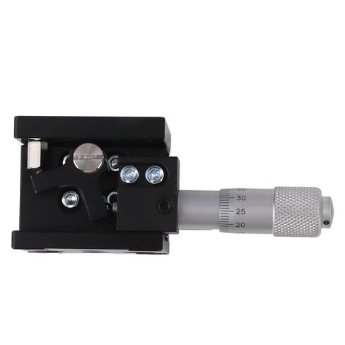 Precision Manual Linear Stage Z Axis Aluminum Alloy Sliding Table with Micrometer Adjustment for Optical Equipment and Touch Screen Production in Kuwait