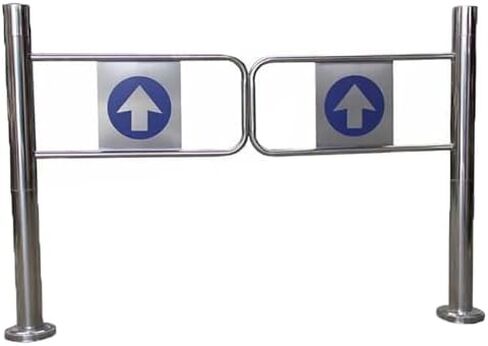 One-Way Traffic Door，Automatic Rebound Swing Gate1pc Stainless Steel Self-Closing Automatic Rebound Swing Gate for Supermarkets, Libraries & Factories - One-Way Door (100x97 cm) - Heavy-Duty in Kuwait