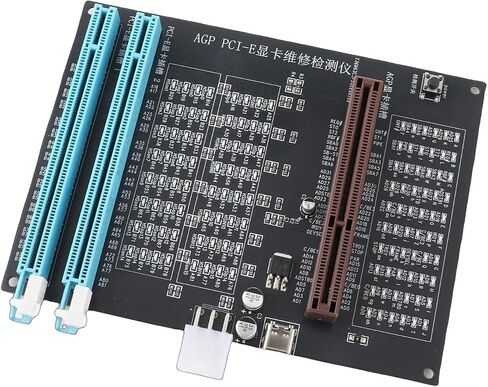 جهاز اختبار بطاقة الرسومات من جينوكو مع جهاز اختبار بطاقة الرسومات الفيديو AGP PCI E ثنائي الغرض لعرض الفيديو للكشف السريع عن الأخطاء in Kuwait