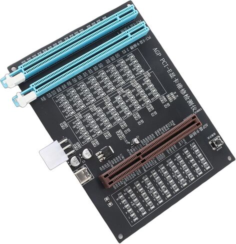 جهاز اختبار بطاقة الرسومات من جينوكو مع جهاز اختبار بطاقة الرسومات الفيديو AGP PCI E ثنائي الغرض لعرض الفيديو للكشف السريع عن الأخطاء in Kuwait