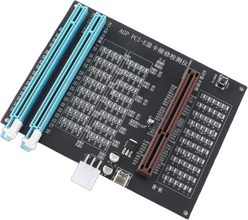 جهاز اختبار بطاقة الرسومات من جينوكو مع جهاز اختبار بطاقة الرسومات الفيديو AGP PCI E ثنائي الغرض لعرض الفيديو للكشف السريع عن الأخطاء in Kuwait