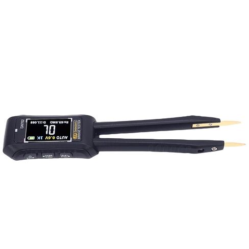 LiebeWH Digital Tweezer Tester, Auto Measurement Resistor Capacitor Inductance Diode Electronic Component Tester with Interchangeable Head and Screen Direction Switching, for Electronic in Kuwait