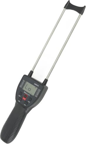 Grain Tester High Accuracy Dual Probe Meter for Rice Wheat Corn with Voice Prompt for Grain Transfer Processing 15.2x2.3x1.4in in Kuwait