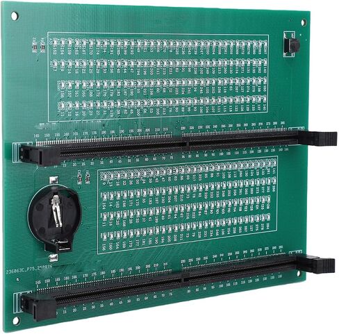 Hilitand DDR5 Memory Tester, LED Indicator for Fault Detection with Type C Power Supply, for DDR5 UDIMM RDIMM Modules in Kuwait