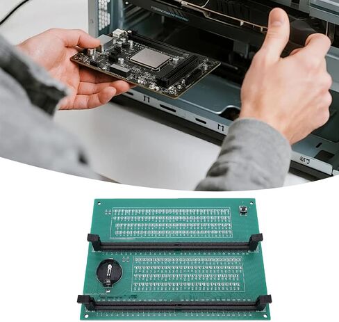 Hilitand DDR5 Memory Tester, LED Indicator for Fault Detection with Type C Power Supply, for DDR5 UDIMM RDIMM Modules in Kuwait