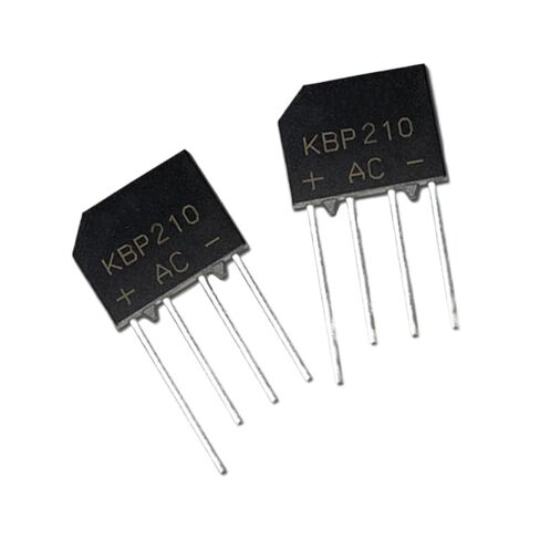 10/20Pcs KBP210 Bridge Rectifier 2A/1000V KBP210G Stack DIP-4 Flat | 20Pcs in Kuwait