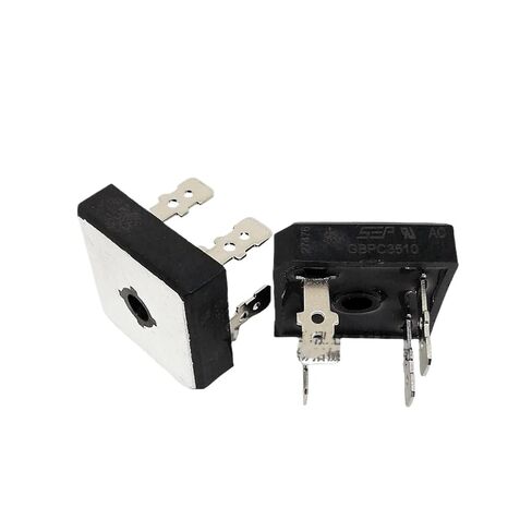 10PCS GBPC3510W GBPC3510 Round pin 35A/1000V Aluminum face fine Foot Bridge Rectifier in Kuwait