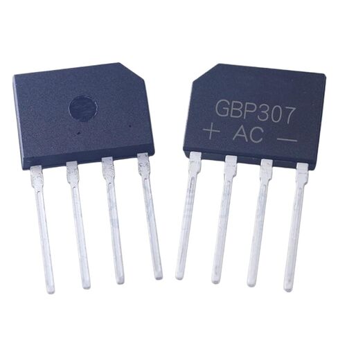 50/100/200/500/600 قطعة GBP307 جسر المعدل GBP307G شقة 3A/700 فولت DIP-4 المكدس in Kuwait