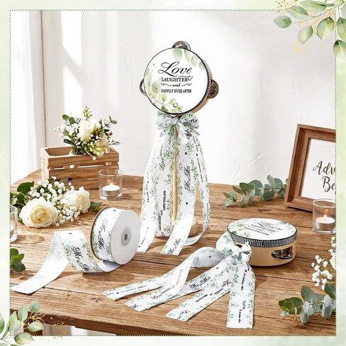 72 Pcs Tambourine Bulk for Adults Wedding Wooden Hand Held Drum with Metal Jingles Ribbon Mini Tambourine Gift Musical Instrument for Guests Church Wedding Bridal Shower Party Favor Decorations in Kuwait