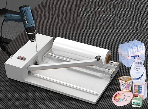 Hand Wrapping Machine,Packaging Sealing Machine, with Heat Gun, Sealing Length 30cm, 9 Levels of Temperature Adjustment, Shrink Wrap Sealer for Food, Books PVC POF Film in Kuwait