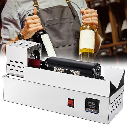 Electric PVC Capsule Shrinking Machine,Wine Capsule Sealing Machine with Thermostatic Digital Display for 80mm PVC Capsules in Kuwait