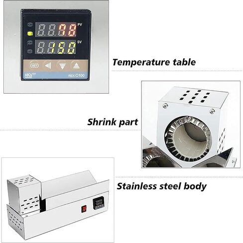 Wine Capsule Heat Shrinker, 600W Commercial PVC Capsule Shrinking Sealing Machine with Digital Display, Temperature Adjustment in Kuwait