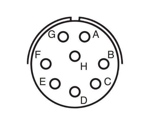1pc Aviation Plug PT02A-12-8P/8S Circular Connector 8-core Socket in Kuwait