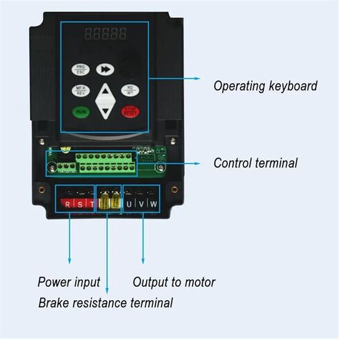 WK600 Vector Control Frequency Converter 4.0kw Single-Phase 220V to Three-Phase 220V Variable Frequency Inverter AC Drive in Kuwait