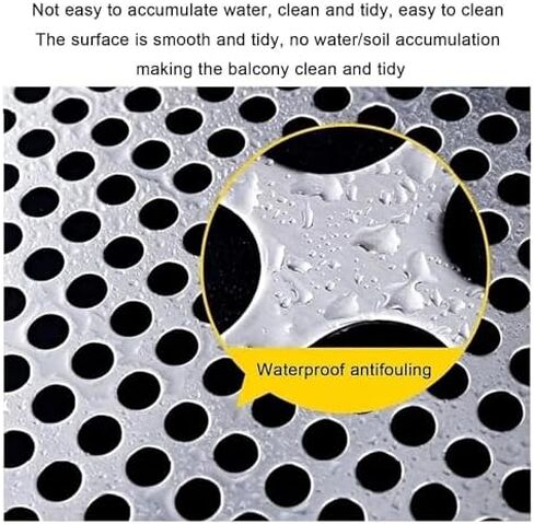 Stainless Steel Perforated Plate,304 Stainless Steel Perforated Plate - Decorative Metal Sheets, Leak-Proof Grilles, Durable Perforated Stainless Steel Sheets for Home & Industrial Use in Kuwait