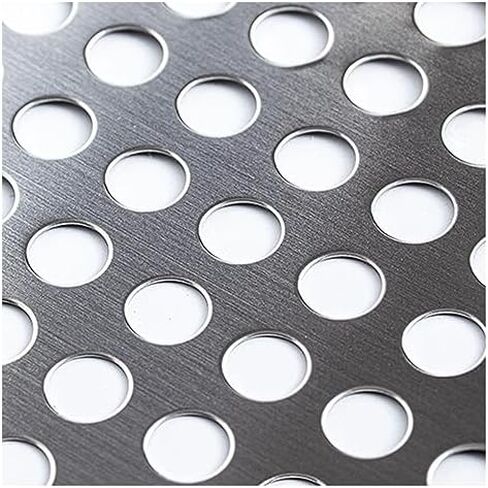 Stainless Steel Perforated Plate,Stainless Steel Perforated Sheet 1mm Thick, Leak-Proof Metal Plates for Windows, Durable Perforated Metal Sheets, 66x122cm, Ideal for Ventilation and Filtrat in Kuwait