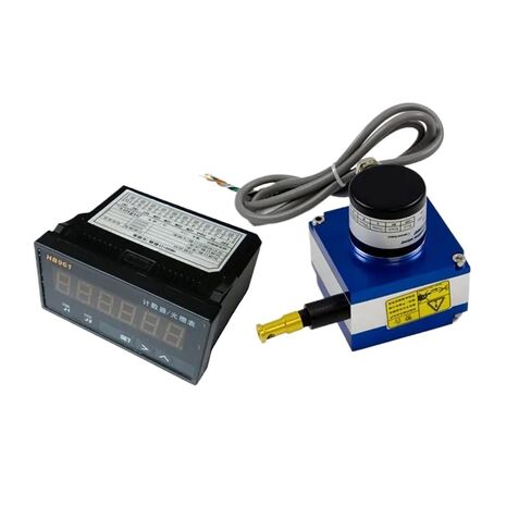 1pcs CESI-S2000P Pulse Push Pull Output Draw-Wire Displacement Sensor with HB961Digital Indicator in Saudi Arabia