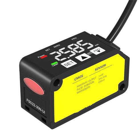 FSD22-30N-UI مستشعر الإزاحة الرقمي 4-20mA 0-5V سمك التسطيح قياس عرض المسافة (FSD22-400P-UI) in Kuwait