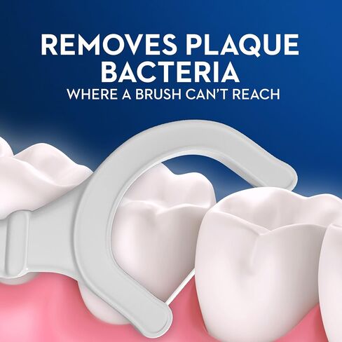 Glide Cavity Protection Floss Picks, Helps Prevent Cavities, Unflavored, 75 Floss Picks in Kuwait