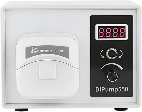 DIP-KK300 High Flow Peristaltic Pump 24V Stepper Motor 4 Rotors 0-300ml/min Intelligent Adjustable Speed Lab Dosing Pump(UK,Dip-kk300-s164) in Kuwait