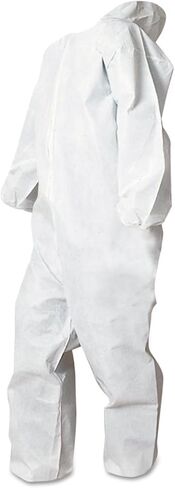 Boardwalk 00032S Disposable Coveralls, White, Small, Polypropylene, 25/Carton in Kuwait