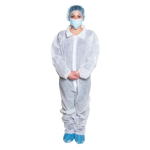 غطاء Dukal للاستعمال مرة واحدة، غير معقم، أبيض، XXL (5 أكياس من 5) (عبوة من 25) in Kuwait