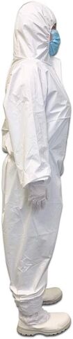 Disposable Protective Coverall with attached hood in Kuwait