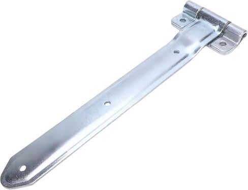 Acouto Trailer Door Hinge Strap – 16in Offset Bent Metal Hinge for -Enclosed Utility Trailer, RV, and Enclosed – -Duty ColdRolled Steel Door Strap in Kuwait
