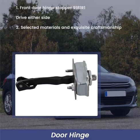 Door Check Strap Rear Door Hinge Stop Check Strap Limiter for Citroen for C4 for MK2 for DS4 2010-2017 9181R2 in Kuwait