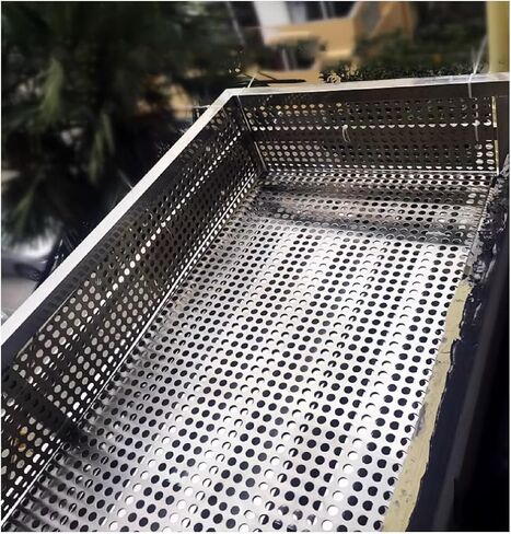 Stainless Steel Perforated Plate,Stainless Steel Perforated Plate 304, Metal Sheets for Balcony Protection, Window Sill Anti-Drop Mesh, Durable 0.8mm Thickness Perforated Sheet for Safety an in Kuwait
