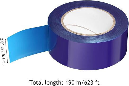 MAGICLULU PE Wheel Edge Protection Tape, Blue Rim Scratch Guard Film, Alloy Hub for Tire Changing, Automotive Repair Mount Strip, Car Motorcycle Anti Scuff Protectors, 1 Roll in Saudi Arabia