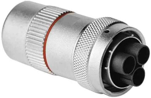 3Pin New Energy Vehicle Connector Crimping Terminal Metal Tail Cover Straight Male Plug with 3 Female Terminals in Kuwait