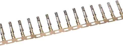 3Pin New Energy Vehicle Connector Crimping Terminal Metal Tail Cover Straight Male Plug with 3 Female Terminals in Kuwait