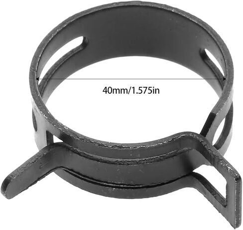 10Pcs Diameter 40mm Metal Car Pipe Clips Action Fuel Hose Tube Line Warm Clamps Auto Fastener for Audi for Bmw for Ford for Honda for Kia in Kuwait