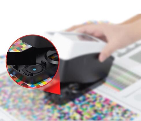 Handheld Color Spectro-Densitometer Digital Color Densitometer with Caliber Φ5mm Measurement Structure 45/0 One-piece Physical Locator Holes Repeatability DE*ab≤0.02 APP Mass Storage in Kuwait