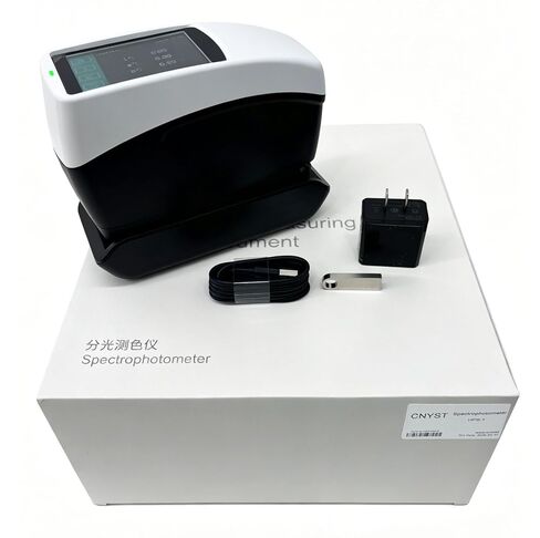 Handheld Color Spectro-Densitometer Digital Color Densitometer with Caliber Φ5mm Measurement Structure 45/0 One-piece Physical Locator Holes Repeatability DE*ab≤0.02 APP Mass Storage in Kuwait