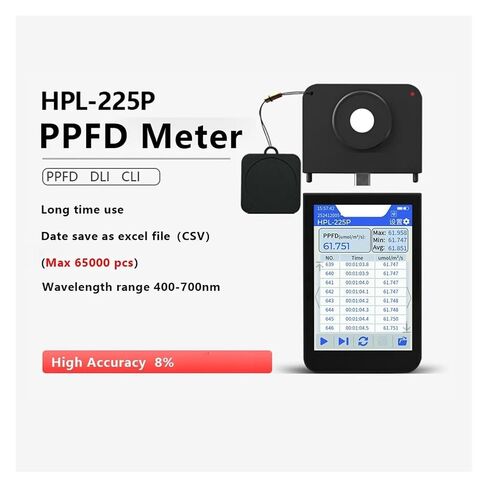 مقياس الطيف المحمول HPL225P لقياس الضوء PPFD PAR CCT ​​Meter لضوء LED المتنامي حساسية عالية، خطأ منخفض in Kuwait