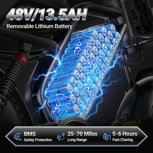 500W/750W FAT TIRE TREAL DIRT BIKE للبالغين ، 48V 13.5AH/18AH بطارية قابلة للإزالة 16 "/20" دراجة نارية كهربائية مع سرعة قصوى 31 ميل في الساعة ، ومجموعة 40-70 ميلًا ، تعليق كامل in Kuwait