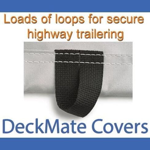 غطاء DeckMate 20' - 22' Premium Pontoon باللون الأزرق in Kuwait