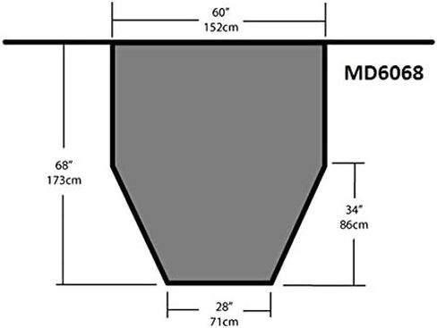SOGEMAN 60" X 68" Mosquito net/Insect Screen for The Boat companionway | Fast Install Over The companionway. Stays in Place with Weighted Band. in Kuwait