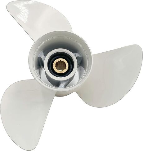 المروحة الخارجية 14 1/2x19 دعامة ألومنيوم مناسبة لمحرك ياماها 150HP-400HP 15 سن 3 شفرات RH 14.5x19 in Kuwait