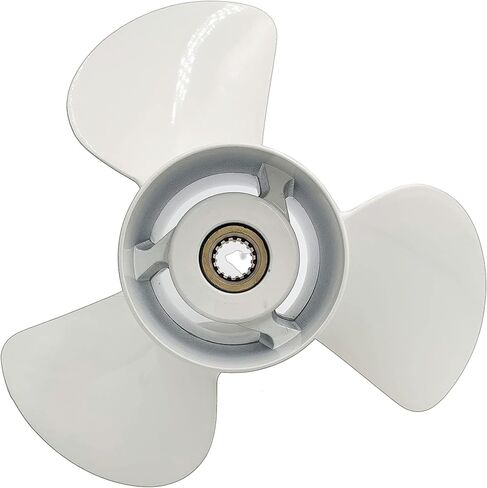 المروحة الخارجية 14 1/2x19 دعامة ألومنيوم مناسبة لمحرك ياماها 150HP-400HP 15 سن 3 شفرات RH 14.5x19 in Kuwait