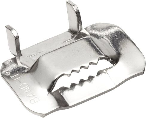 BAND-IT G44299 1 1/4" Wide, 201 Stainless Steel Giant Ear-Lokt Buckle (25 Per Box) in Kuwait