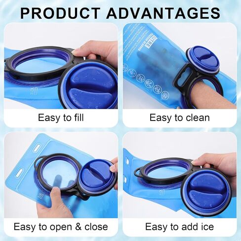 استبدال المثانة 3 لتر متوافق مع حقيبة الظهر Camelbak، المثانة المائية للمشي لمسافات طويلة على ظهره، المثانة المائية العسكرية مجتمعة للتخييم وركوب الدراجات والجري in Kuwait