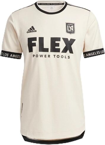 قميص كرة قدم بأكمام قصيرة من Adidas Los Angeles FC Away، كتان in Kuwait